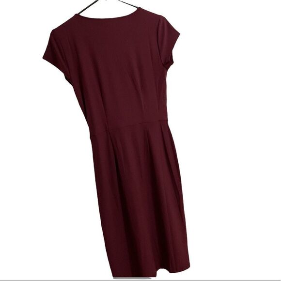 NWT INC International Concepts Burgundy Wrap Dress - Picture 11 of 11